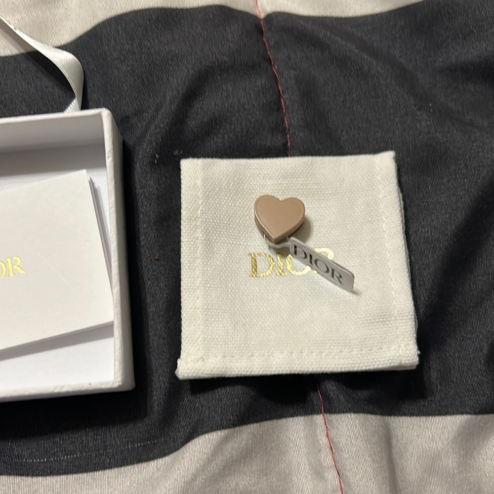 Authentic Dior bag strap charm